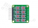 Microswitch keypad matrix 4x2
